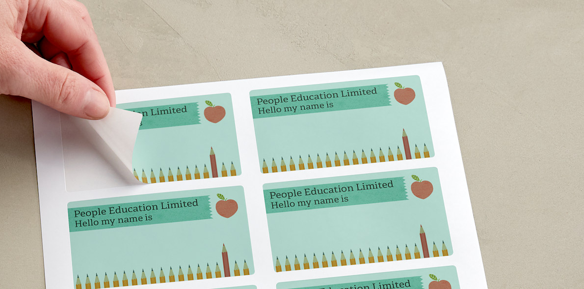 Name Tag Design & Print Name Stickers Online VistaPrint